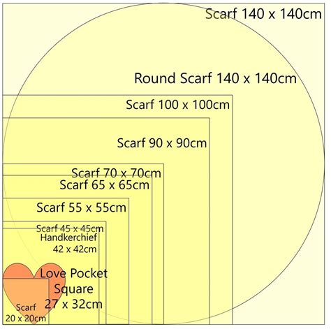 hermes scarf sizes